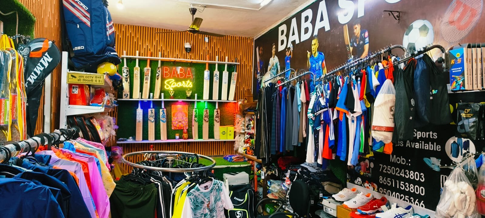 Best sports assccrioees in hatia Ranchi 7250243803 Baba Sports