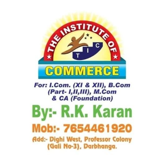 The institute of commerce, By:- R.K.Karan 7654461920