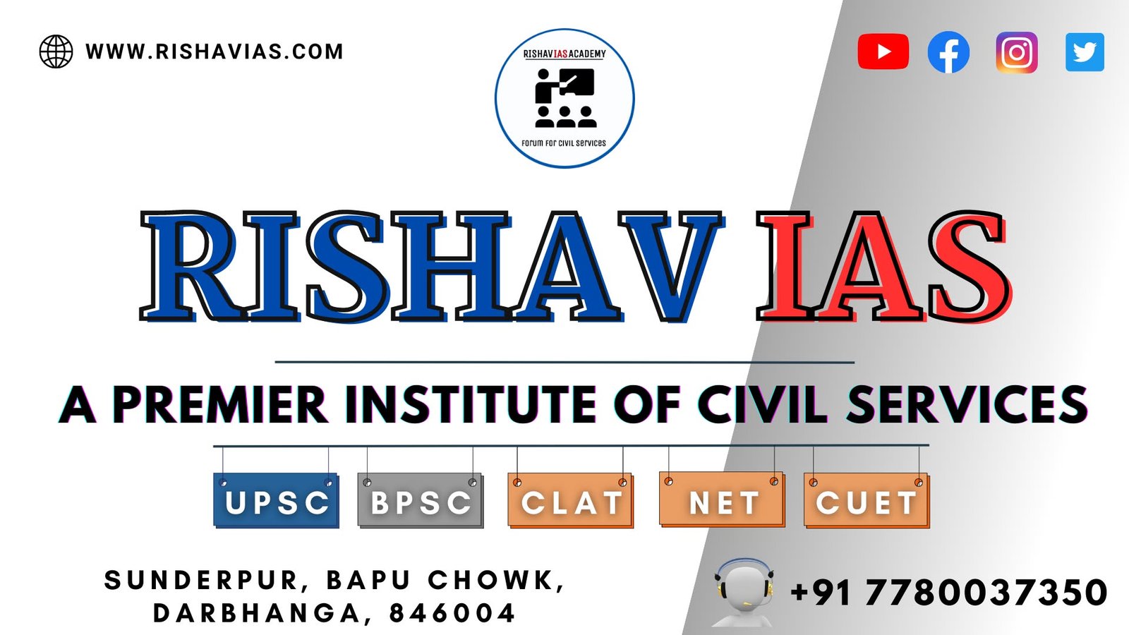 Rishav IAS Academy Darbhanga 7780037350