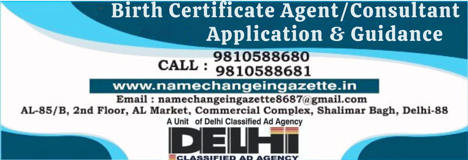 Birth Certificate Consultant in Delhi 9810588680