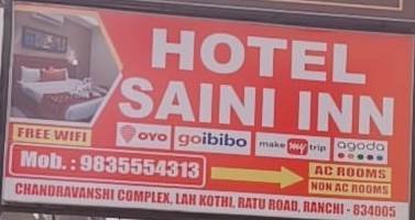 Best Guest House in Ratu road Ranchi 9835554313 HOTEL SAINI INN