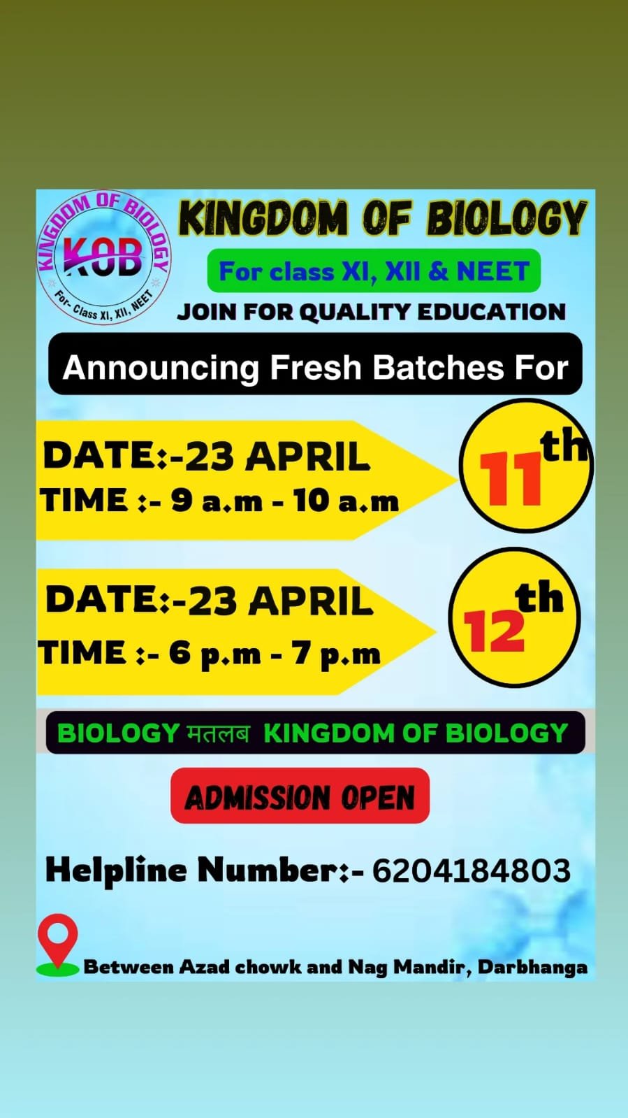 Kingdom Of Biology