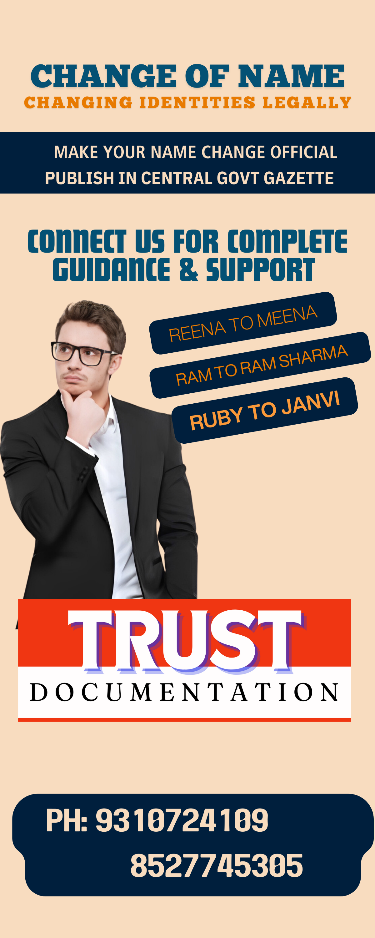 Name Change Documentation Delhi 9310724109
