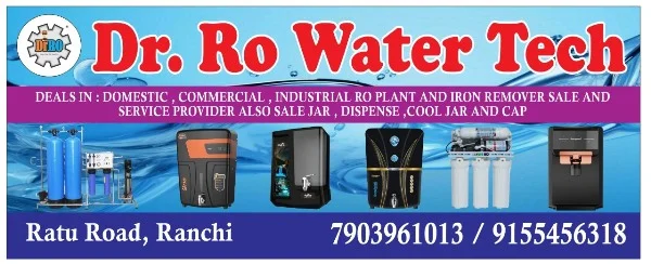 Best Domastic RO Plant Sales Service in Ranchi 7903961013 Dr. RO WATER TECH