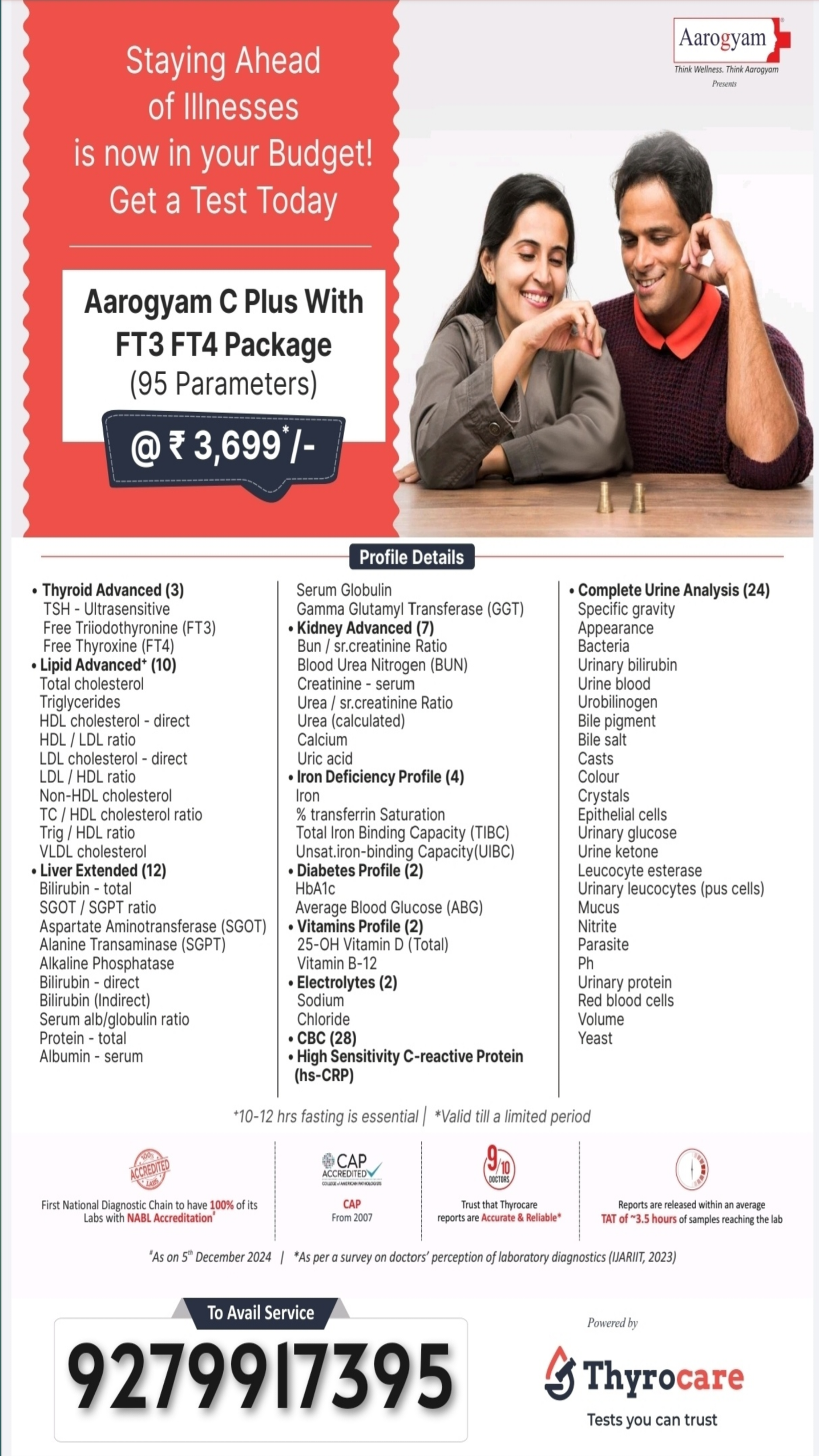 Thyrocare Aarogyam Centre Darbhanga 9279917395