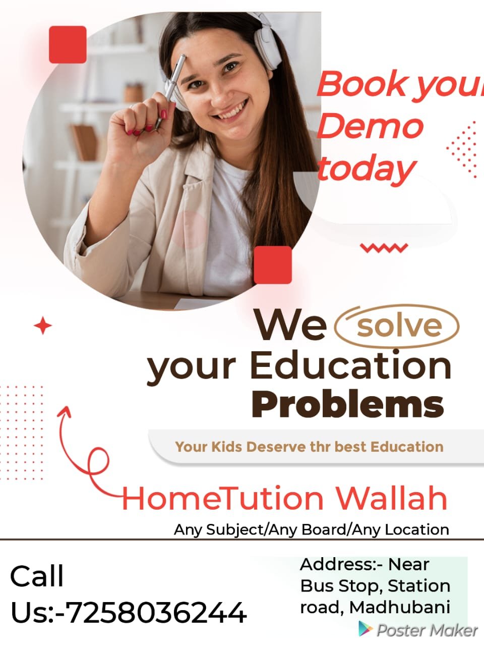 Home Tution Wallah Madhubani 7258036244