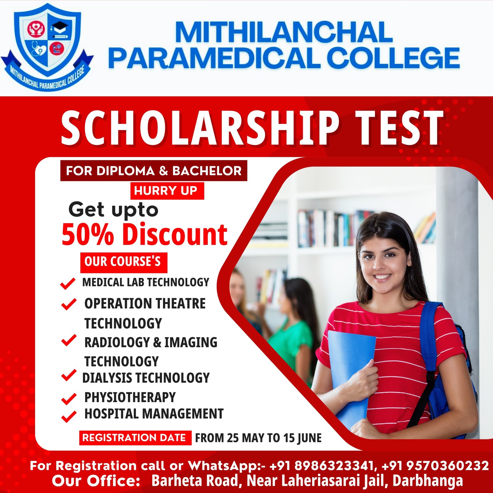 Mithilanchal Boys and Girls Hostel Laheriasarai